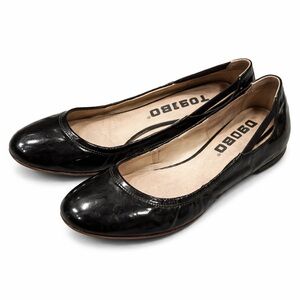 TSUBO women’s ballet‎ flats in black patent leather, size US 8.